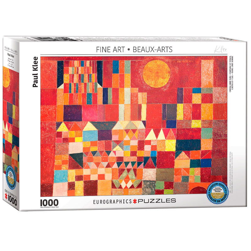 Puzle Eurographics 1000 peces - Castell i Sol de Paul Klee