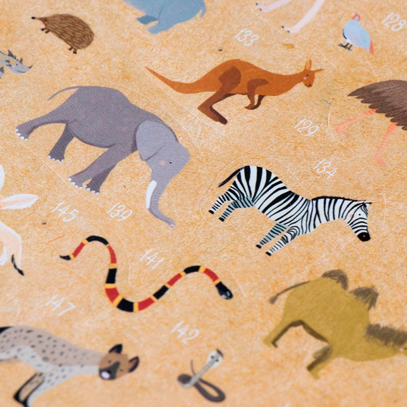 Animal World Art&Crafts - Poster y Pegatinas