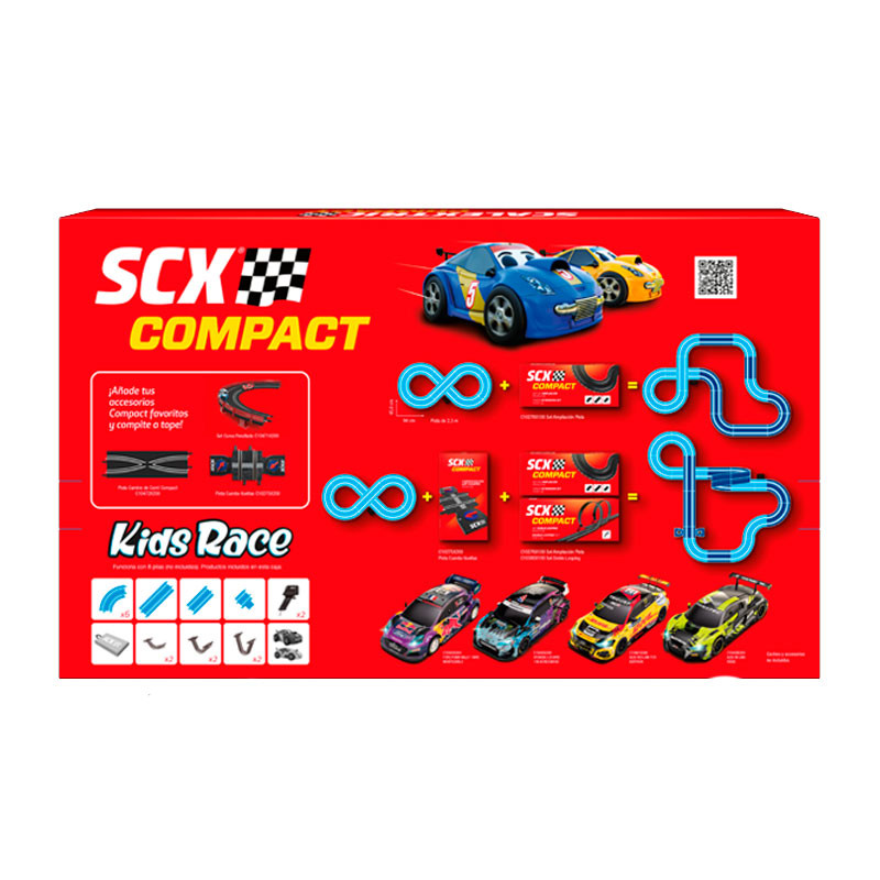 Kids Race: El meu Primer Scalextric Compact - Circuit Portàtil a escala 1.43