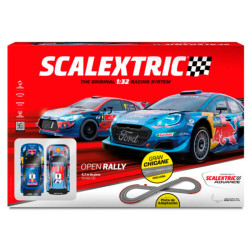 Scalextric CLASSIC Open Rally - Circuito Carreras de Coches a Escala 1:32