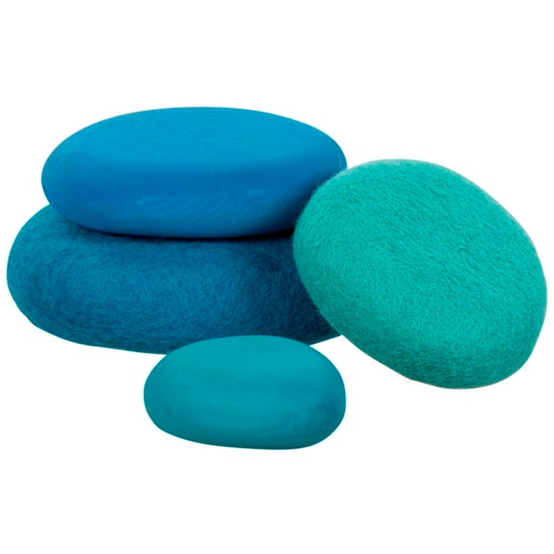 Piedras Apilables de Madera y Fieltro - Goki Evolution