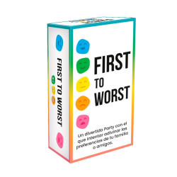 Firts to Worst - Juego de mesa cooperativo de adivinar preferencias