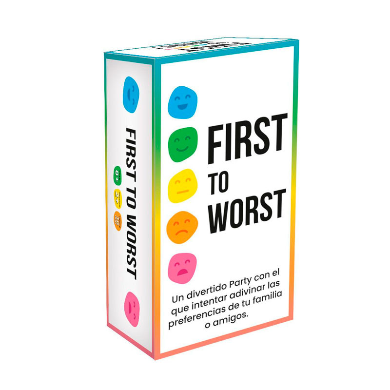 First to Worst - Joc de taula cooperatiu d'endevinar preferències