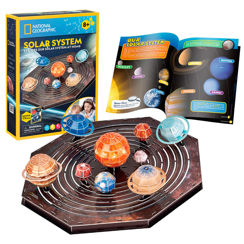 Puzzle 3D Sistema Solar National Geographic - 173 peces