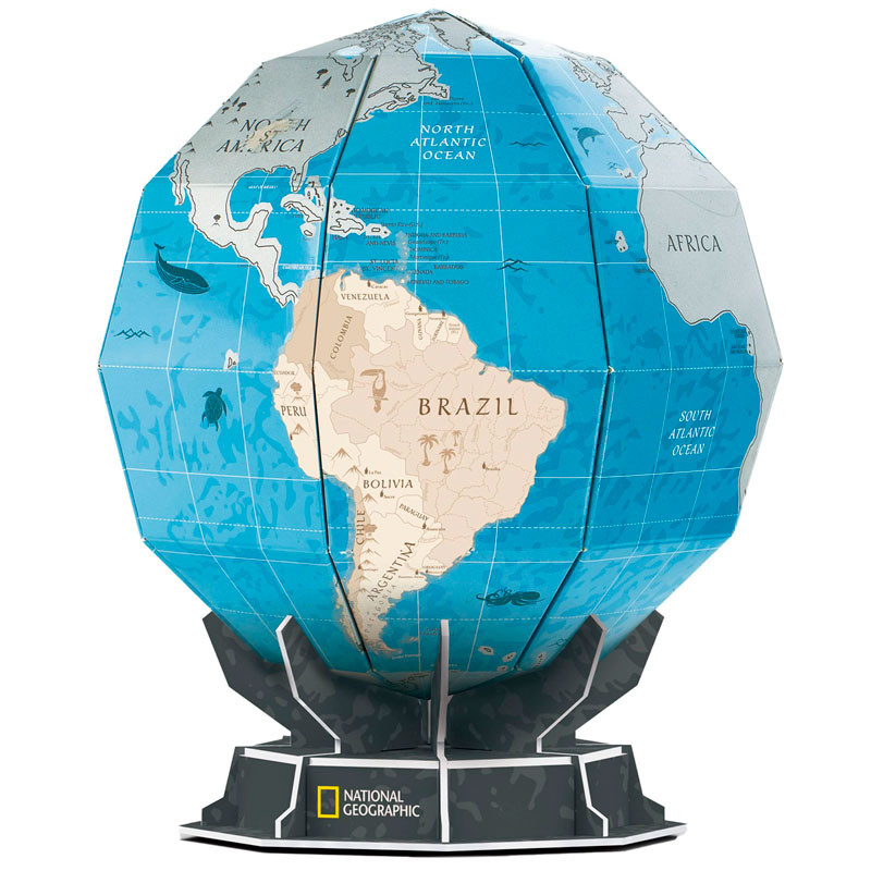 Scratch Globe National Geographic - Globo Terráqueo para Montar ( STEM)