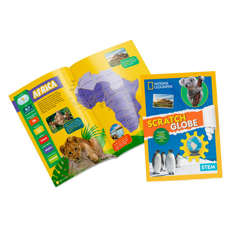 Scratch Globe National Geographic - Globo Terráqueo para Montar ( STEM)
