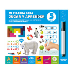 Mi pizarra para jugar y aprender 5 años