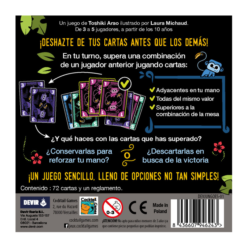 caja de Jungo colorida