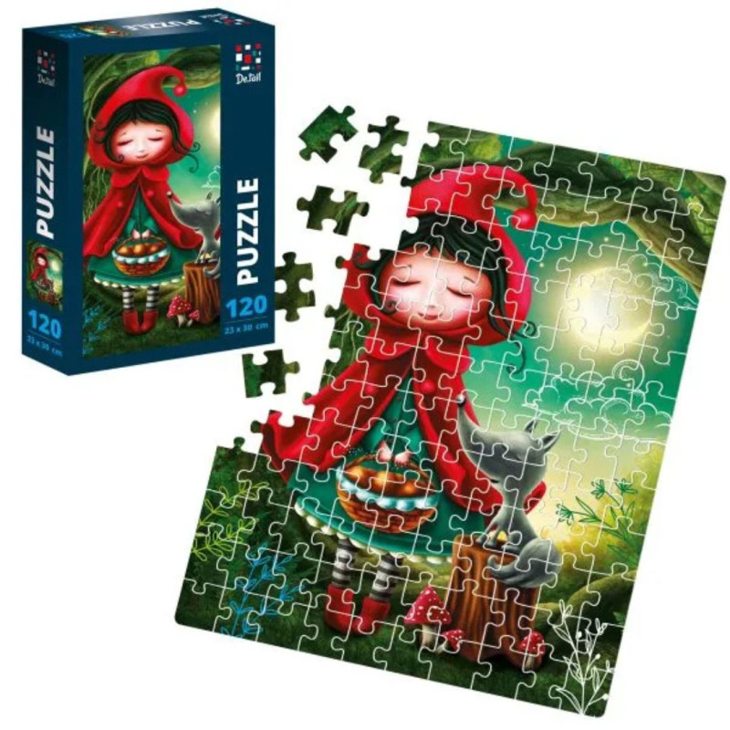 DeTail puzzle Girl and Wolf 120