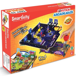 joystick arcade maze madera