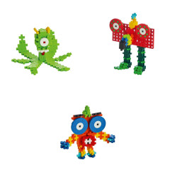 Set Plus-Plus Criaturas con 240 piezas, ruedas y base de construcción