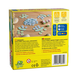 Joc Froggos amb granotes, daus i estanys – estratègic i familiar
