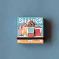 Juego Shakes Tiny Game de Londji con batidos, cartas y caja pequeña