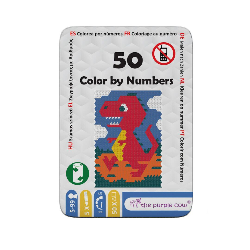 Caixa de llauna del set 50 Colorejar per Nombres