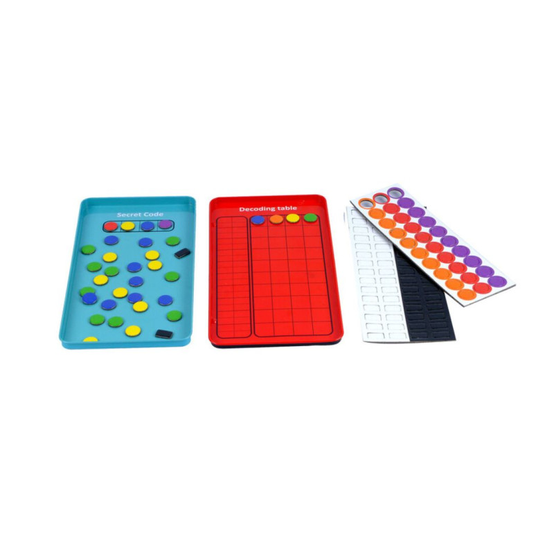 Tablero imantado TO GO Código Cromático con fichas de colores