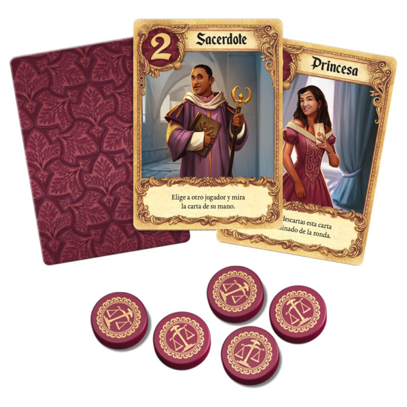 Love Letter - juego de cartas y deducción para 2-6 jugadores