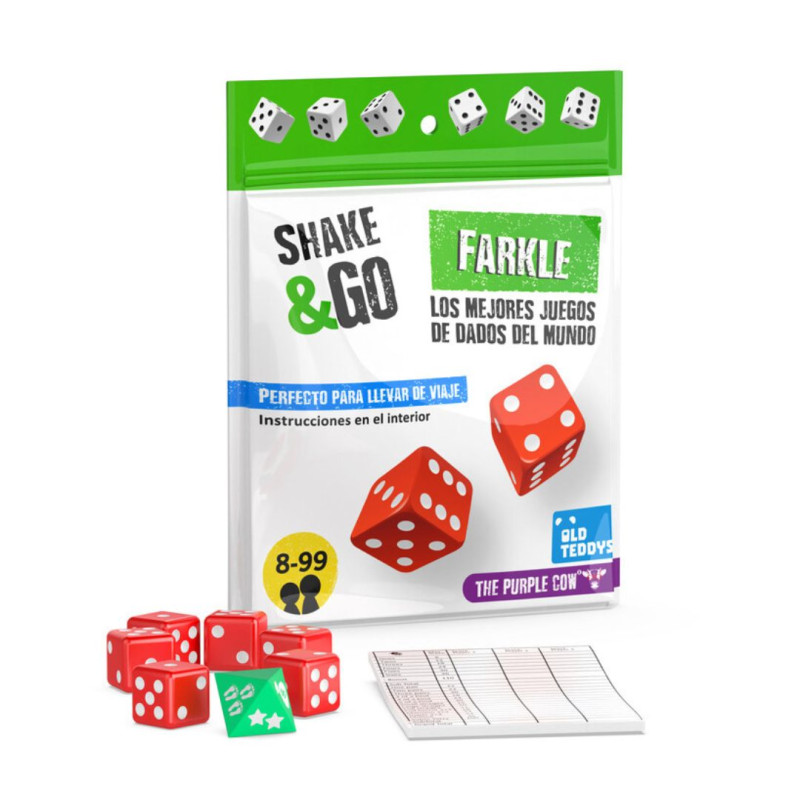 Shake & Go – Farkle Portàtil de Daus i Estratègia