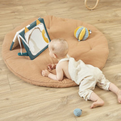 Espejo sensorial para bebé de Kaloo con forma de gato