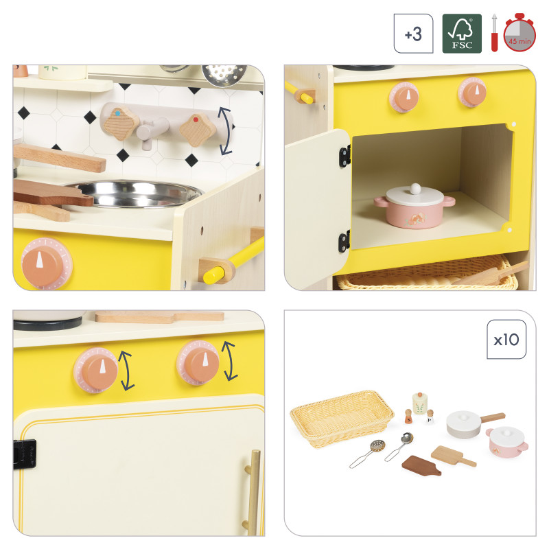 Cocina de Madera Abuelita Alegre