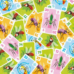 Cartas del juego Mosquito con ilustración de mosquito