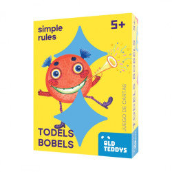 Cartes del joc Todels Bobels amb personatges divertits