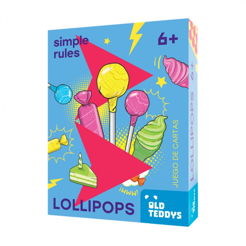 Cartes de Lollipops amb il·lustracions de llaminadures
