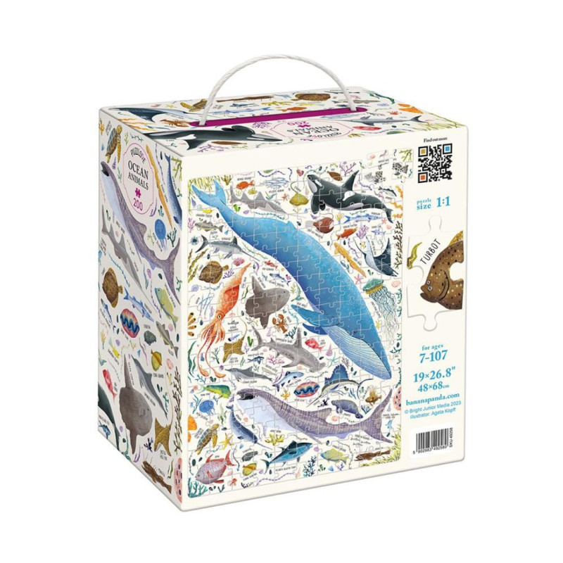 Puzzle Animales del oceano