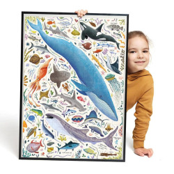 Puzzle Animals de l'Oceà 200 Peces Puzzlove