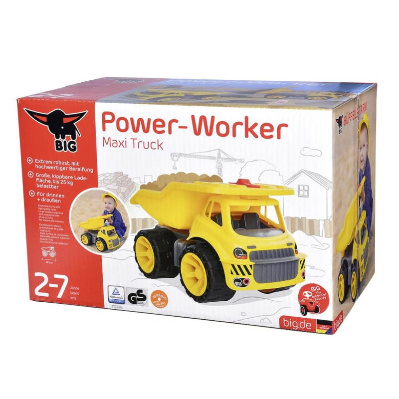 Camió volquet BIG Power Worker Maxi groc