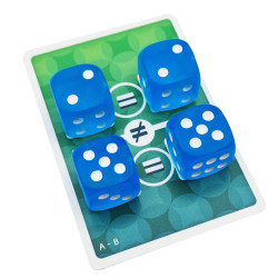 Juego de dados y cartas