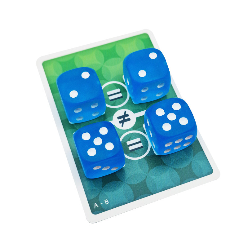 Juego de dados y cartas
