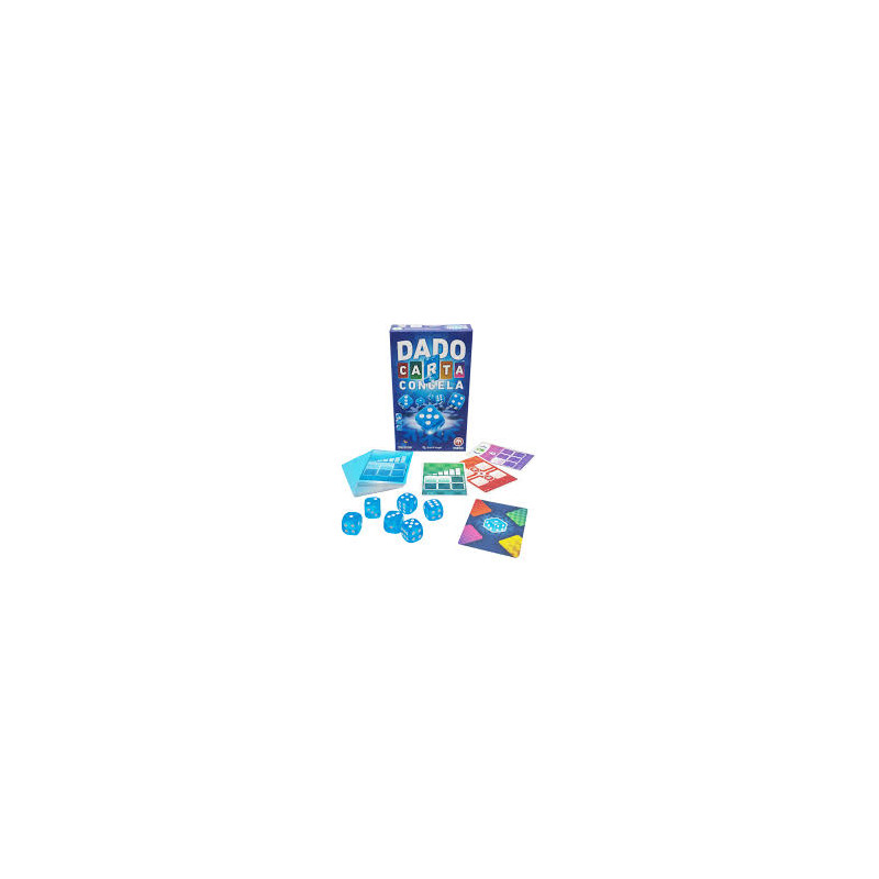 Juego de dados y cartas