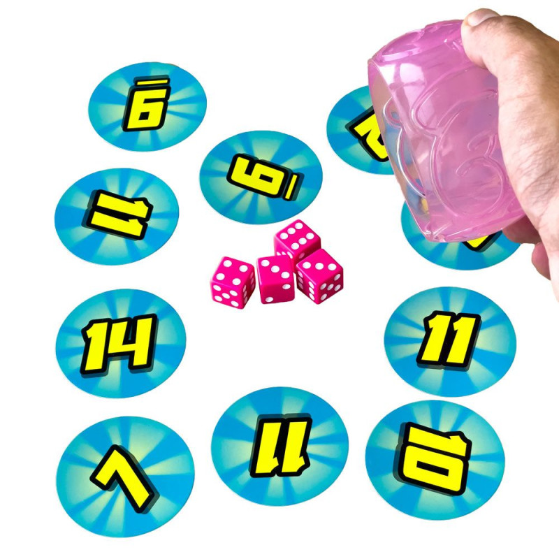 juego familiar rápido de cálculo y cartas