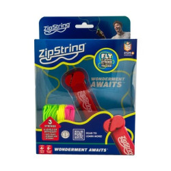 Contingut ZipString Rojo: 3 cordes S M L i instruccions