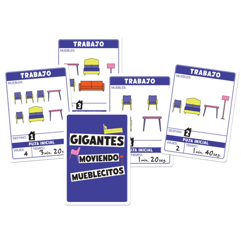 Gigantes Moviendo Mueblecitos – Joc de mudances i dits menuts