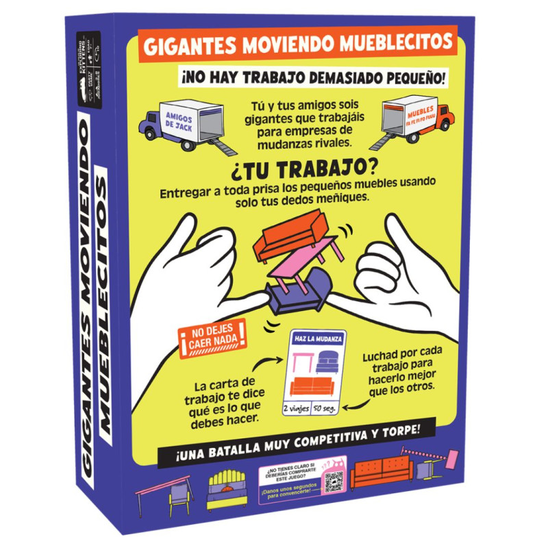 Gigantes Moviendo Mueblecitos – Joc de mudances i dits menuts
