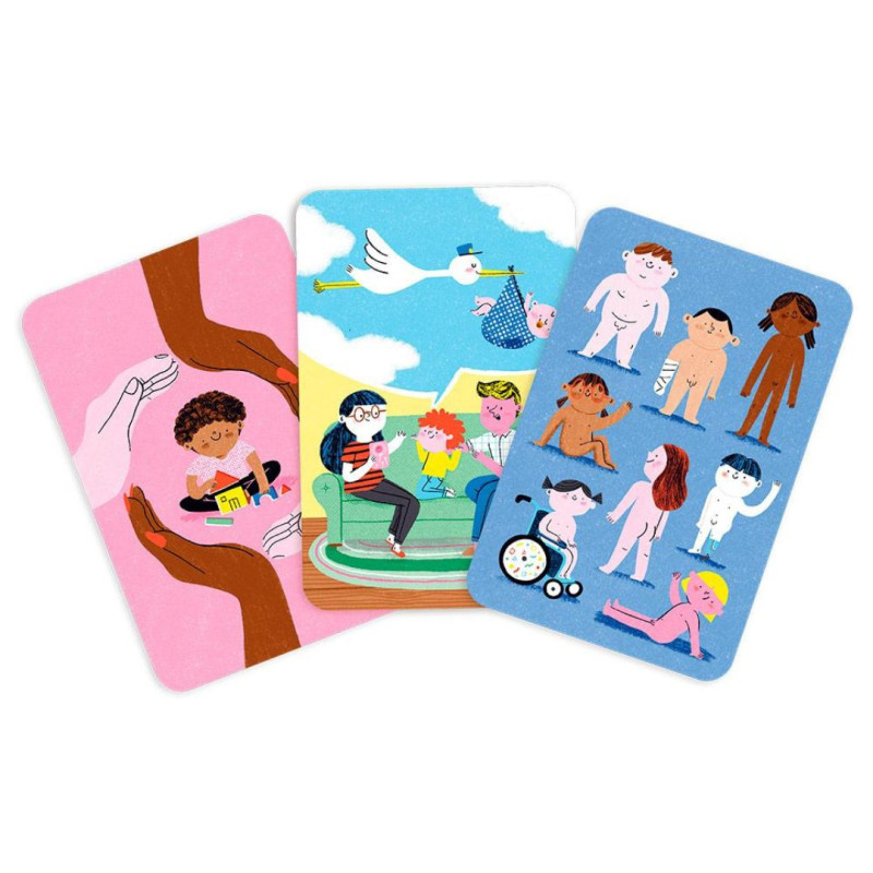 Detalle de tarjeta: emociones y consentimiento para niños