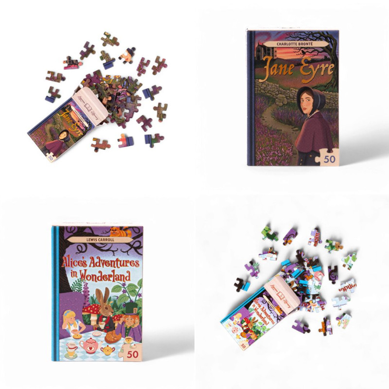 Mini puzzle portadas libros