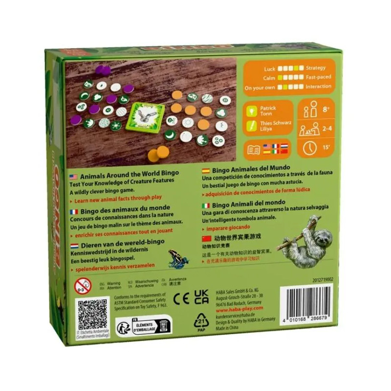 Juego educativo de bingo y memoria