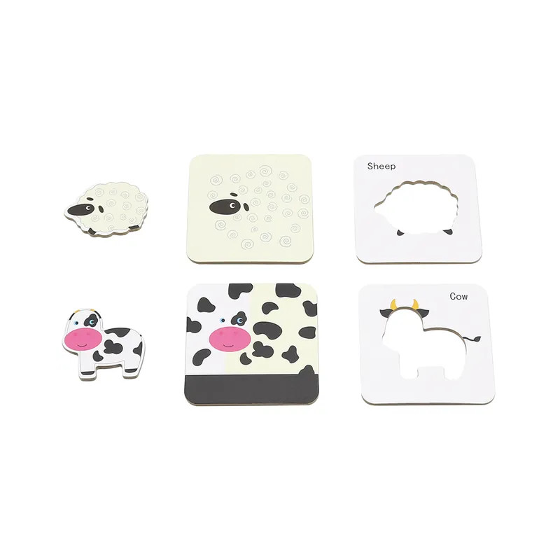 Animales en caja de metal