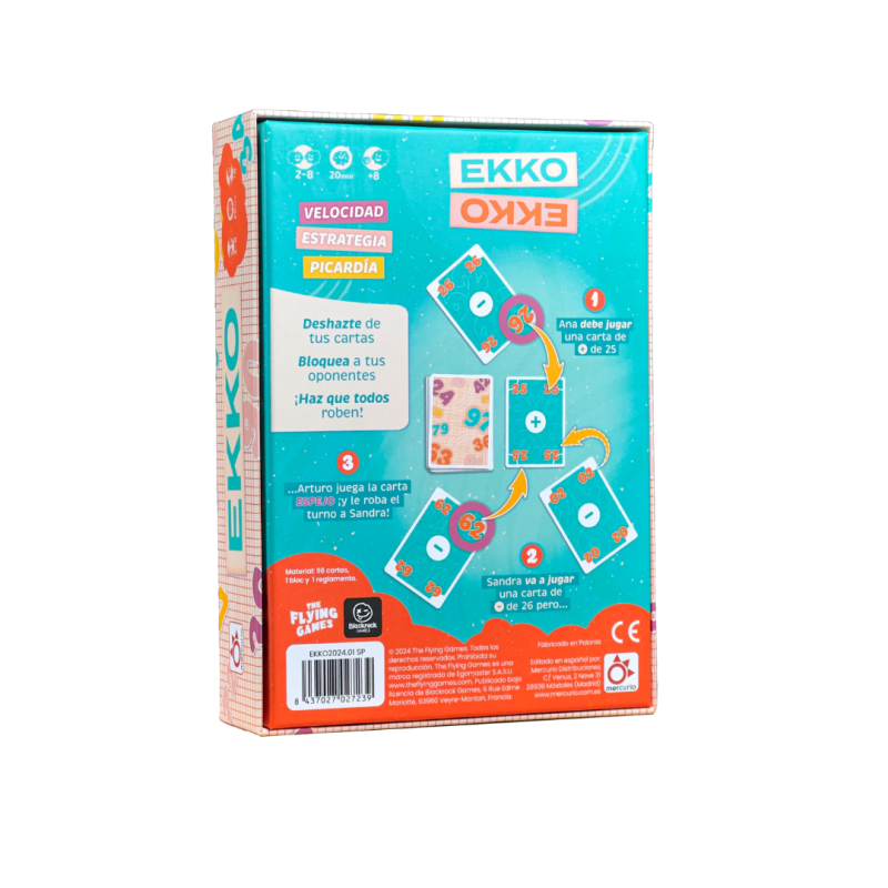 Juego de cartas rápido de estrategia y velocidad