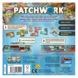 Patchwork - Juego de estrategia para 2 jugadores Nueva Edición 2025