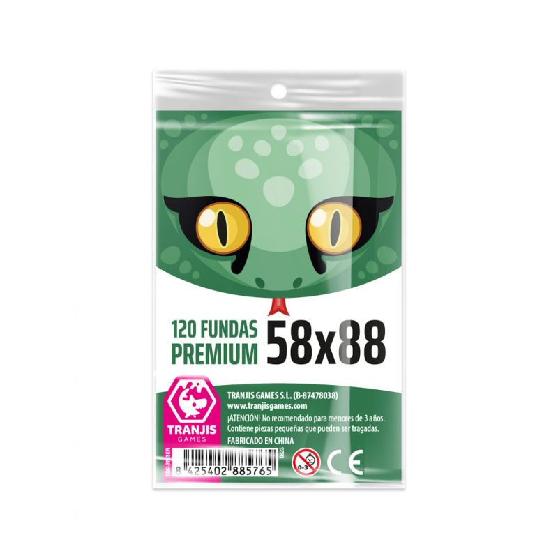 Fundas Serpiente - 120 fundas PREMIUM 58x88 mm