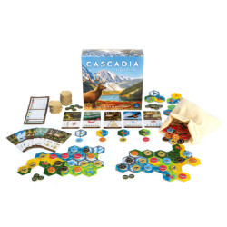 Cascadia taulell i components: losetes i fitxes de fauna