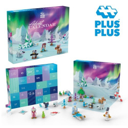 Plus-Plus Mini Calendari d'Advent 600 peces - Aurora Boreal (2025)