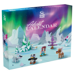 Plus-Plus Mini Calendari d'Advent 600 peces - Aurora Boreal (2025)