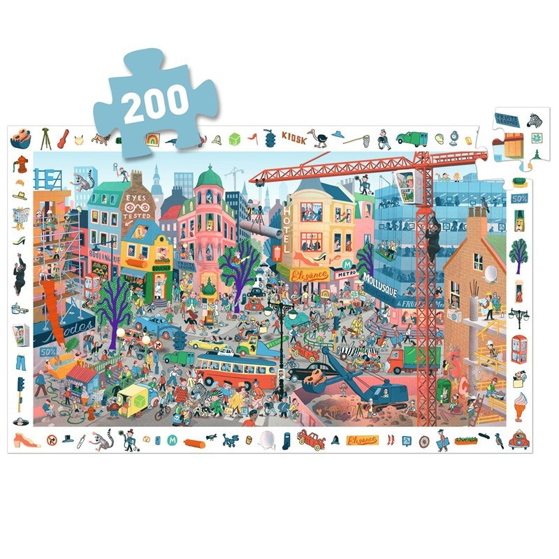 Puzzle observación - La Ciudad - 200 piezas