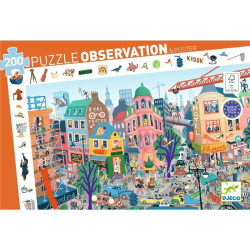 Puzzle observación - La Ciudad - 200 piezas