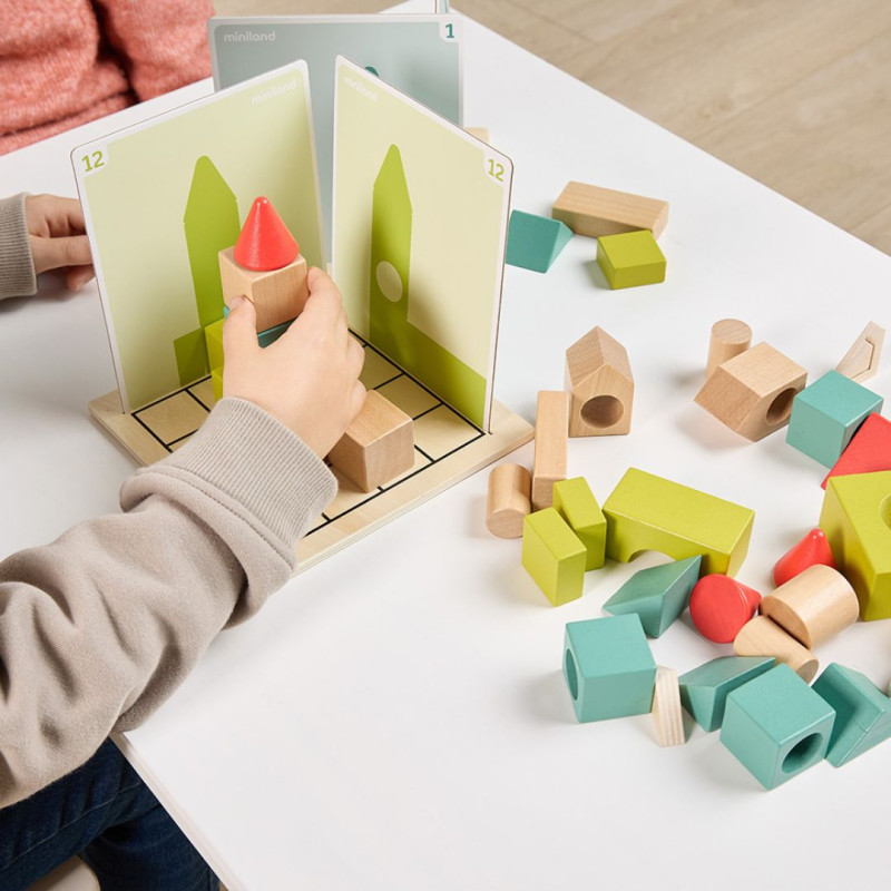 3D Shapes & Shadows - Juego de construcción 3D/2D