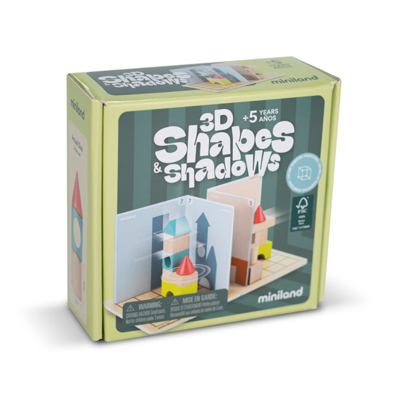 3D Shapes & Shadows - Juego de construcción 3D/2D